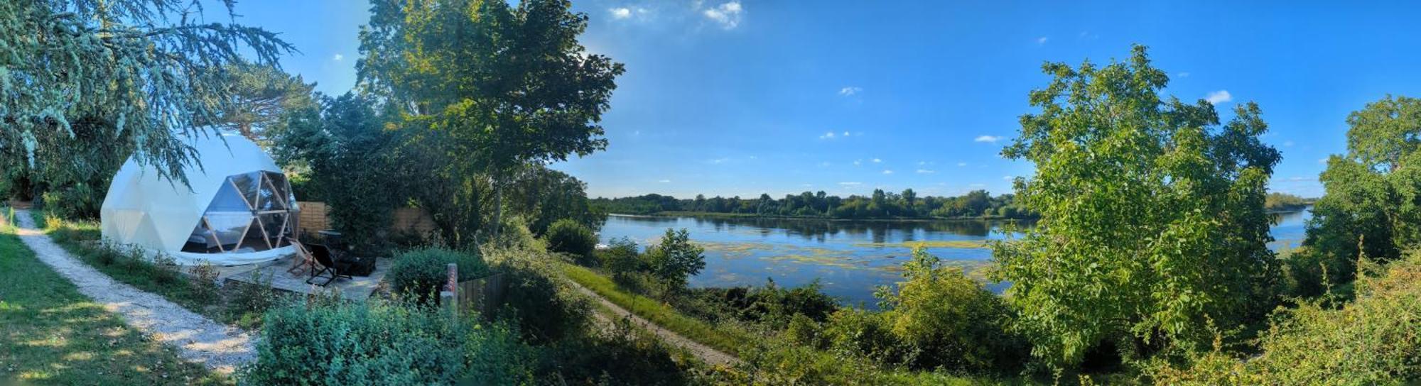 فيلا Dome Avec Vue Sur Loire Proche De Chambord Saint-Dyé-sur-Loire المظهر الخارجي الصورة